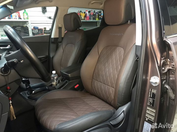 Чехлы на Hyundai Santa Fe 3