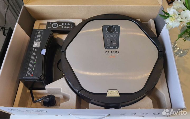 Робот-пылесос Iclebo arte, silver