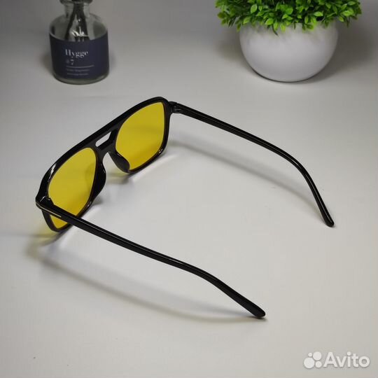 Имиджевые очки жёлтые / синие