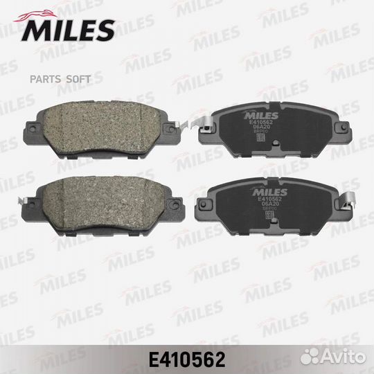 Miles E410562 Колодки тормозные задние (Смесь Low-Metallic) mazda CX-5 14- (TRW GDB2163) E410562