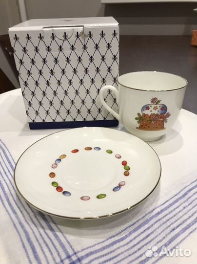 Чашка с блюдцем лфз Пасха