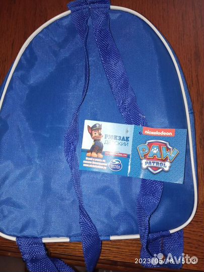 Щенячий патруль рюкзак+наклейки. новое