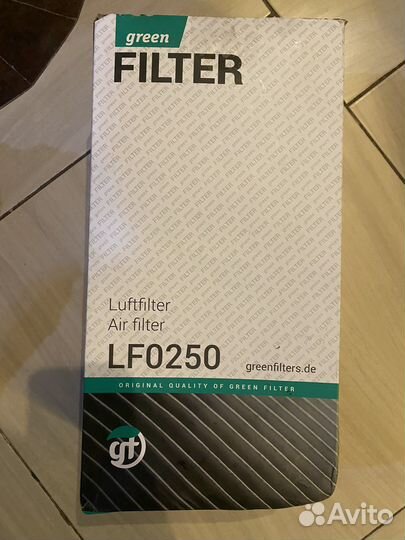 Воздушный фильтр Green filter LF0250
