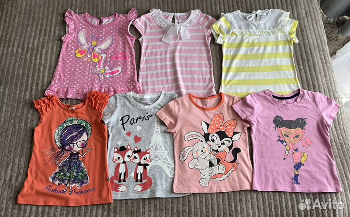 Детские вещи пакетом для девочек 2-4 года