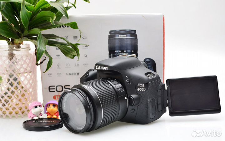 Зеркальный фотоаппарат canon eos 600 d