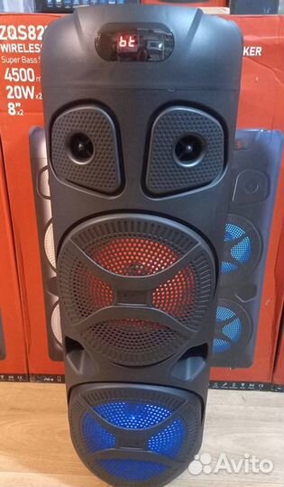 Портативная колонка zqs 8217 высота 80 см новая