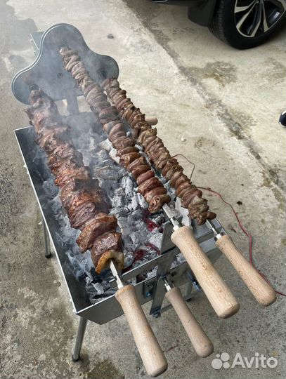 Мангал с электроприводом