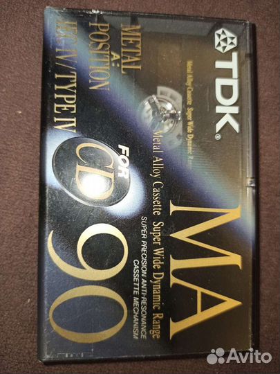 Аудиокассеты tdk ma90