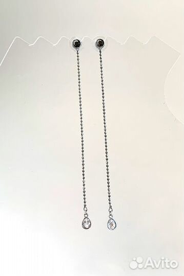 Длинные Серьги Трансформеры Swarovski Оригинал