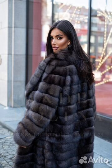 Шуба из баргузинского соболя