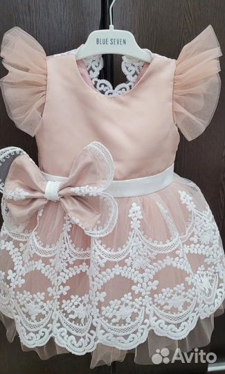 Детское нарядное платье р80-86
