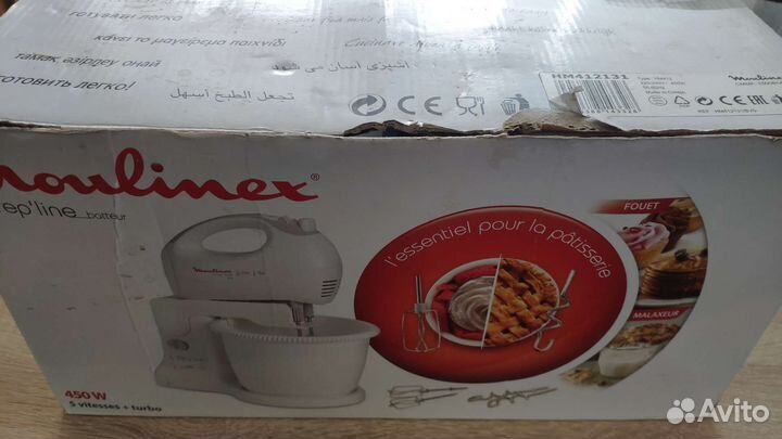 Миксер moulinex prep'line HM412131