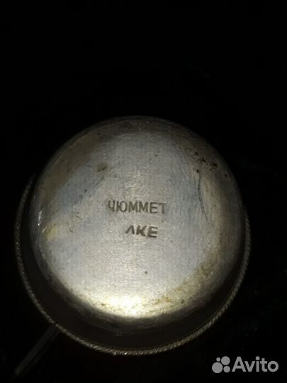 Кофейная чашка посеребрённая