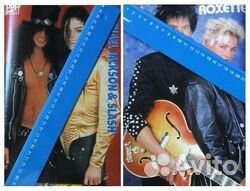 Roxette Michael Jackson Постер Плакат Журнал
