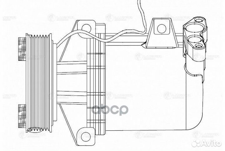 Компрессор кондиц. для а/м Renault Duster
