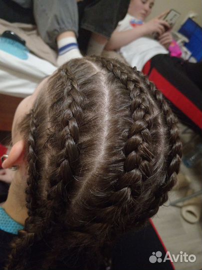 Заплести косички брейды