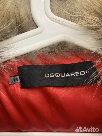 Кожаная куртка Dsquared2