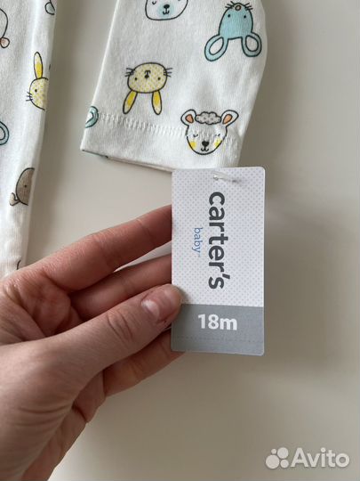 Новый боди carters 18м