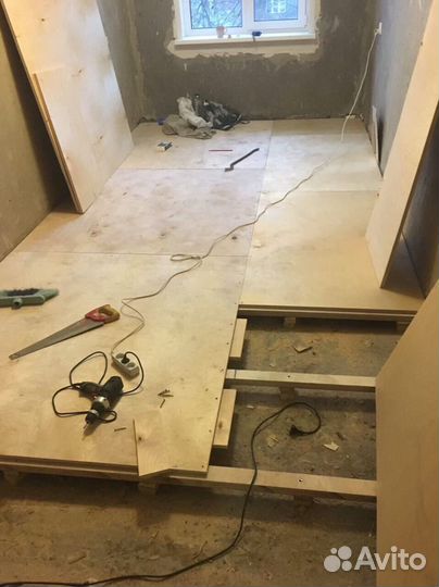 Косметический и полный ремонт пола