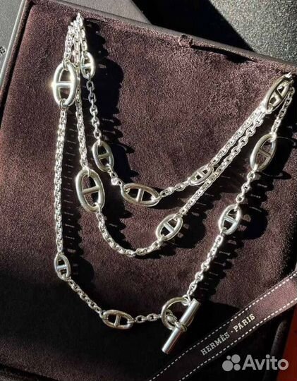 Колье hermes 120 см