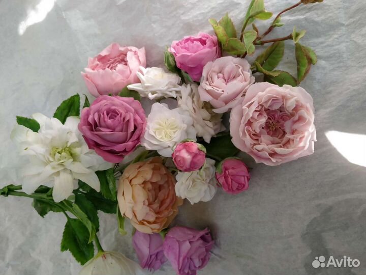 Онлайн обучение цветы из флористической глины