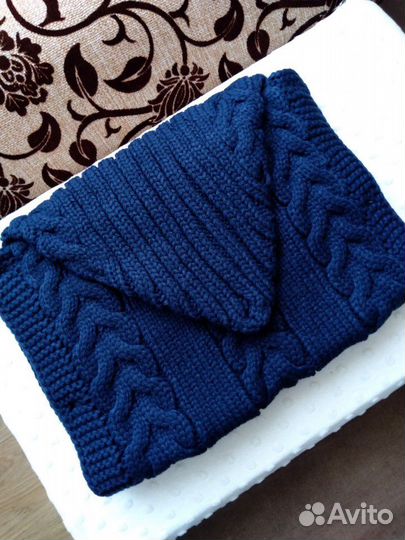 Вязанный конверт для новорожденного. Новый