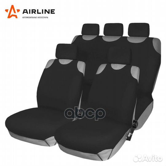 Чехлы-майки F1k компл.передние/задние, цвет чер