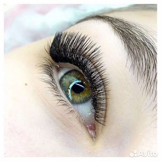 Наращивание ресниц, брови