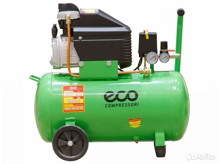 Компрессор ECO масляный, ресивер 50 л