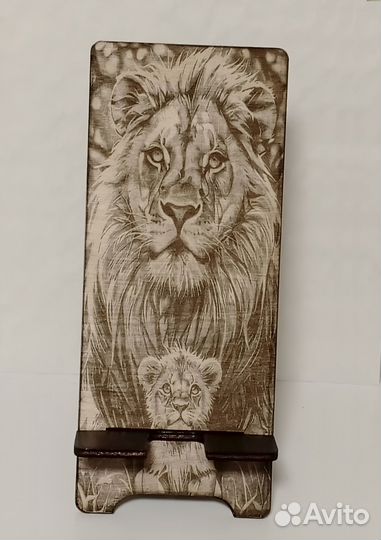 Уникальные подставки для телефонов с лазерной грав