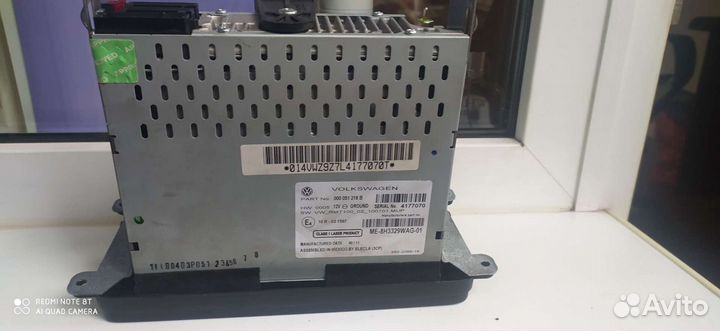 Оригинальная магнитола VW