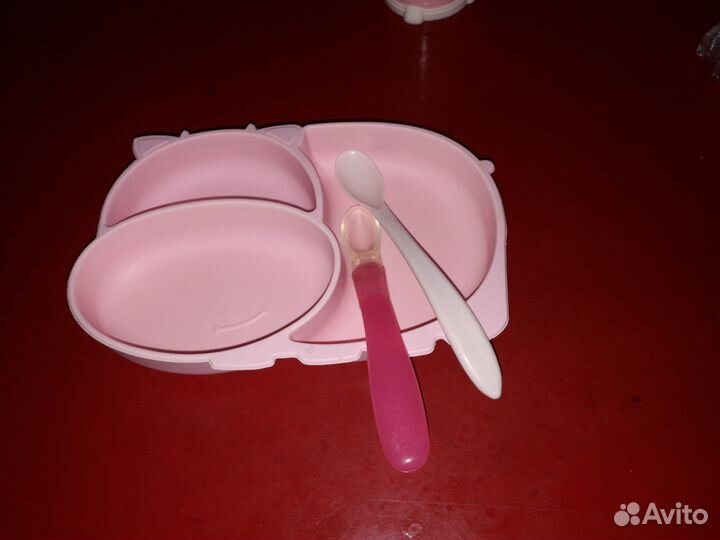 Детская силиконовая посуда