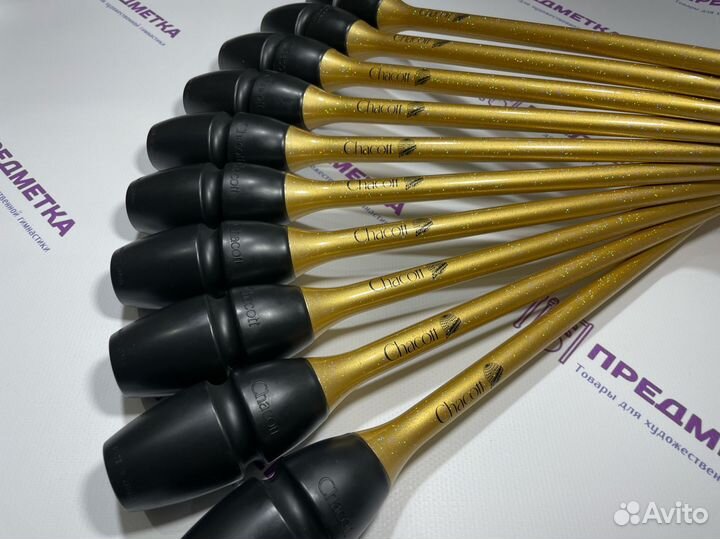 Булавы Chacott Hi Grip 41 см Золотые 199 Новые