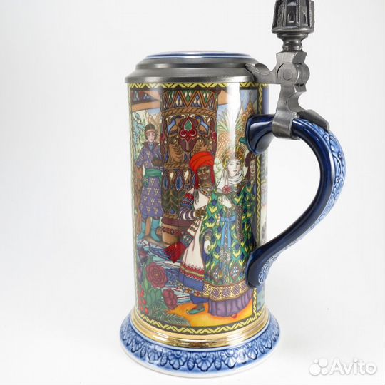 Пивная кружка Русские Сказки Mettlach Германия