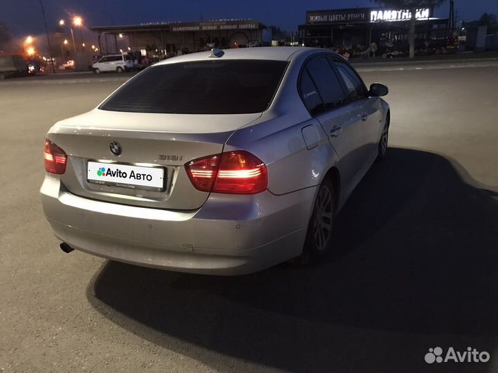 BMW 3 серия 2.0 AT, 2006, битый, 250 000 км