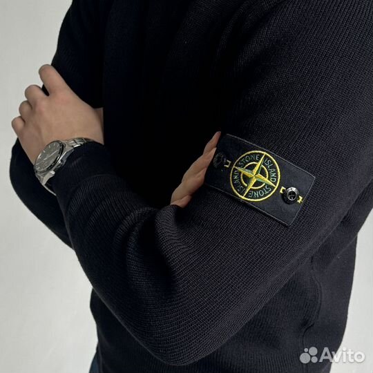 Свитер Stone Island шерстяной с горлом