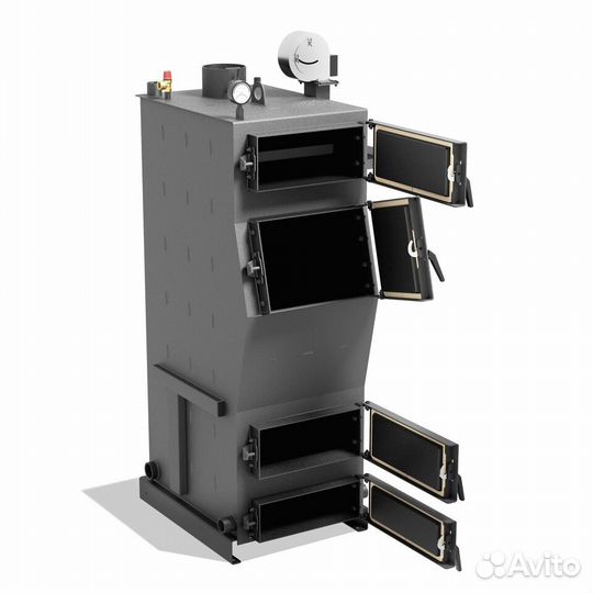 Твердотопливный котел длительного горения