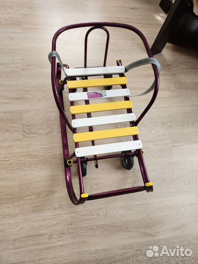 Детские санки с колесами