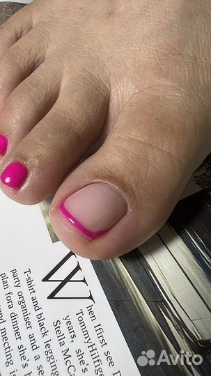 SMART педикюр с покрытием