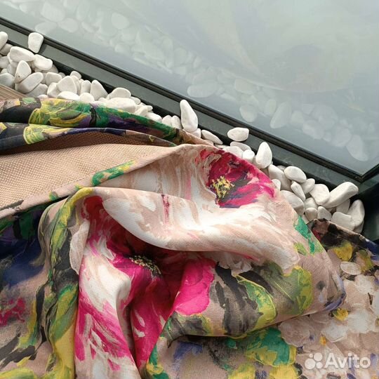 Плотные шторы акварель 4(2+2)м высота регулируется