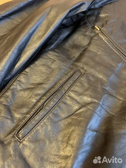 Куртка кожаная лётная ввс РФ Сибирь р.52-5. новая