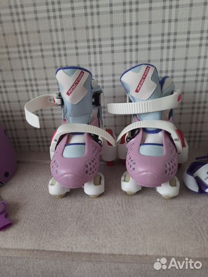 Роликовые коньки детские раздвижные