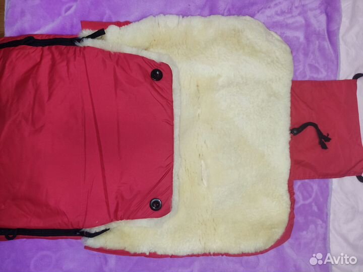 Зимний меховой конверт трансформер из натур.овчины