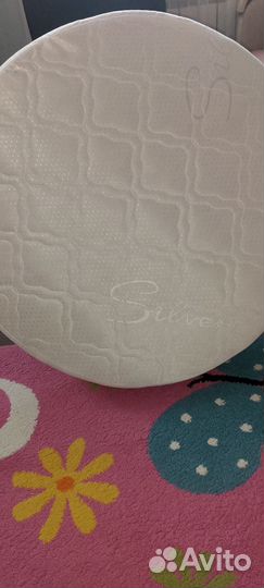 Матрас в круглую детскую кроватку