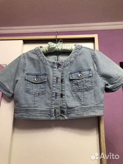 Джинсовое болеро oodji