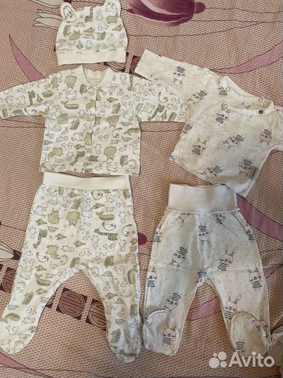 Детские вещи пакетом для девочки 56 62