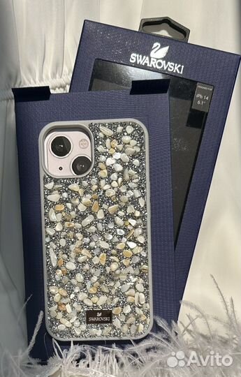 Чехол на iPhone 13 и 14 swarovski