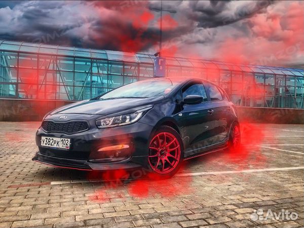 Литые диски work R17 на KIA ceed