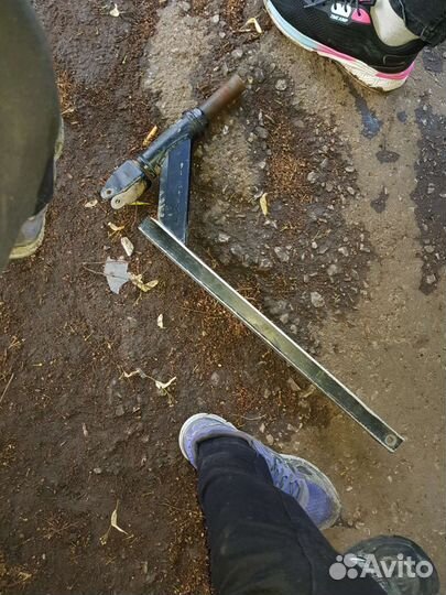 Дека на трюковой самокат парк