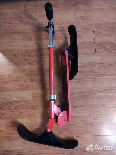 Самокат на лыжах